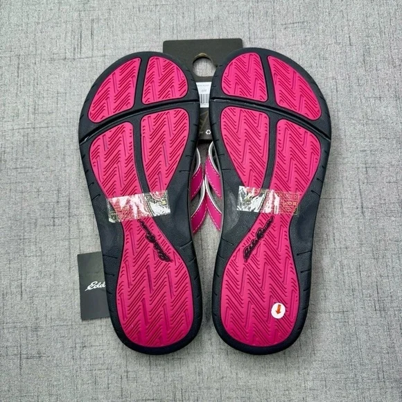 Eddie Bauer Pink Sandals Break Point Flip Flops 7 8 9 10 NWT - Picture 15 of 15